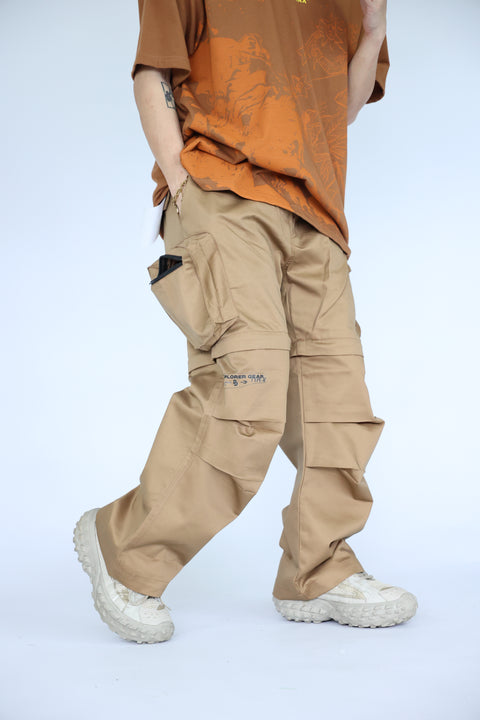 XPLORER PARACHUTE CARGO PANTS - X1 (SOIL)