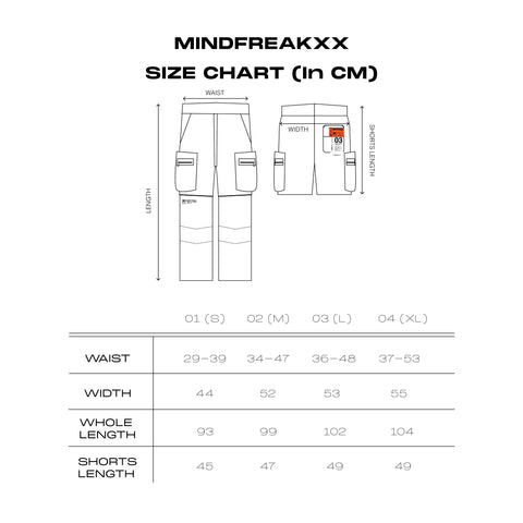 XPLORER PARACHUTE CARGO PANTS - X1 (OFFWHITE)