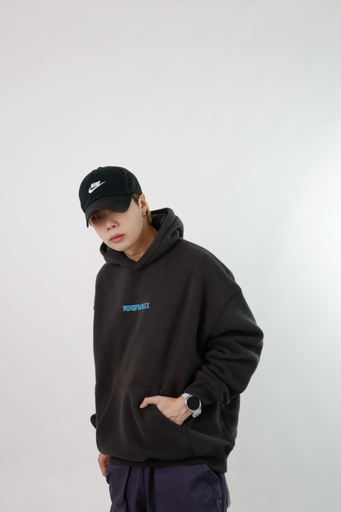 FREAKSTAR ESSENTIAL HOODIE (SKYBLUE ON GREY)