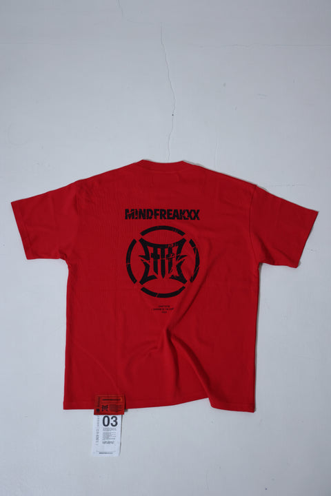 DRAGON TRIBAL EMBLEM OVERSIZED TEE (FIRE RED)