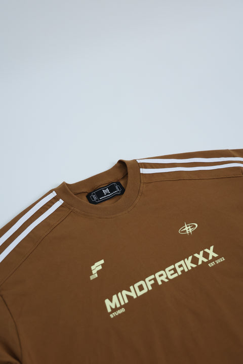 BLOCKCORE OVERSIZED TEE (BROWN)