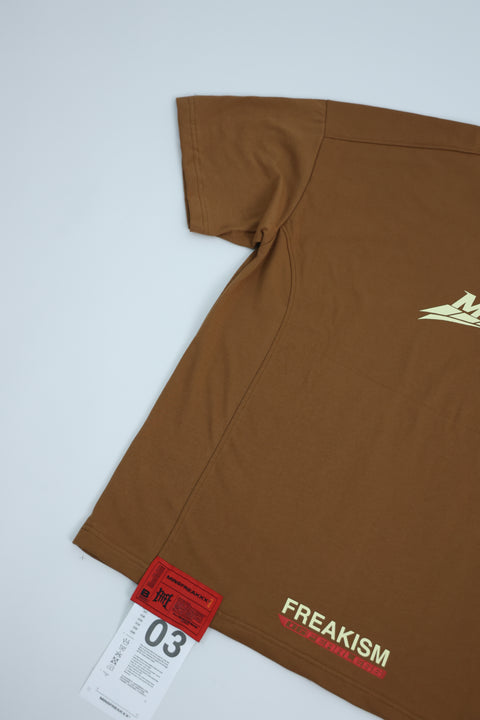 BLOCKCORE OVERSIZED TEE (BROWN)