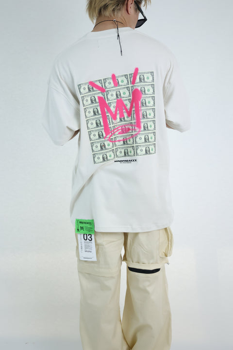 MONEYTALKS OVERSIZED TEE (OFF-WHITE)