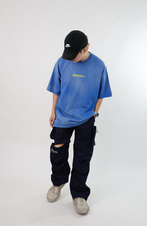 FREAKSTAR ESSENTIAL OVERSIZED TEE (STONE-WASHED BLUE)