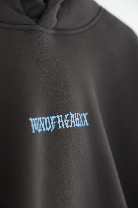 FREAKSTAR ESSENTIAL HOODIE (SKYBLUE ON GREY)