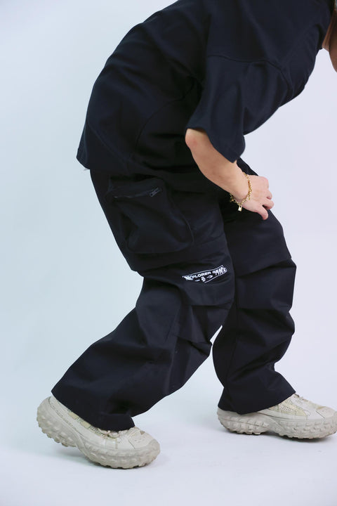 XPLORER PARACHUTE CARGO PANTS - X1 (MIDNIGHT)