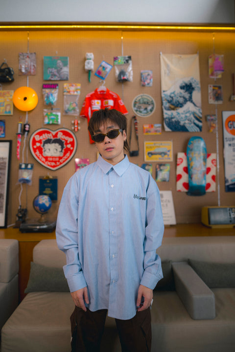19+ RECORDS STRIPED UNIFORM