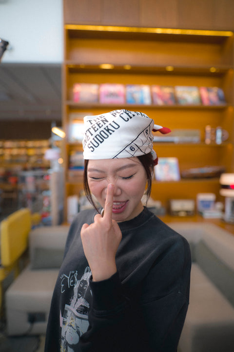 19+ SUDOKU SILK BANDANA