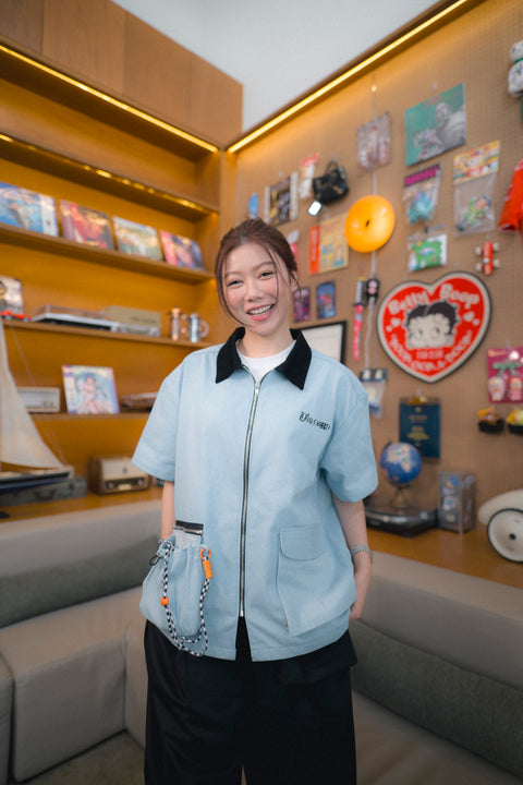 19+ DETACHABLE POCKET DENIM UNIFORM
